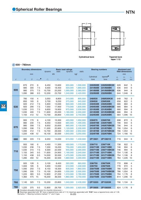 NTN - Large Bearings