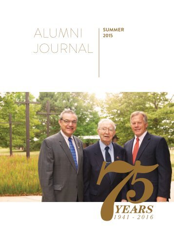 2015 Alumni Journal: Summer Issue