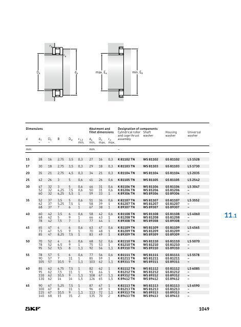 SKF - Rolling Bearings