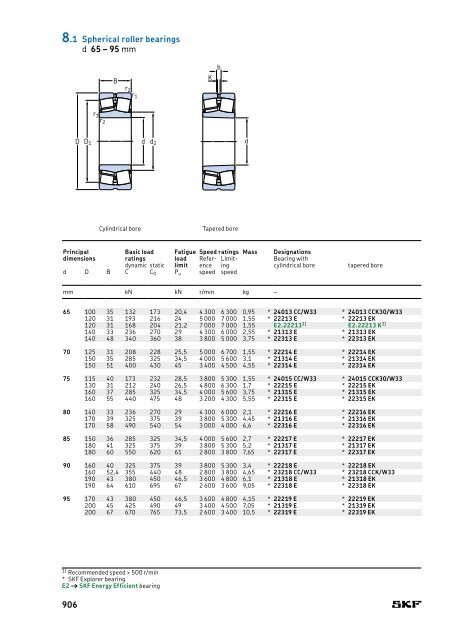 SKF - Rolling Bearings