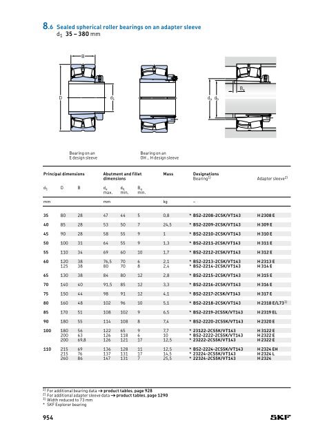 SKF - Rolling Bearings