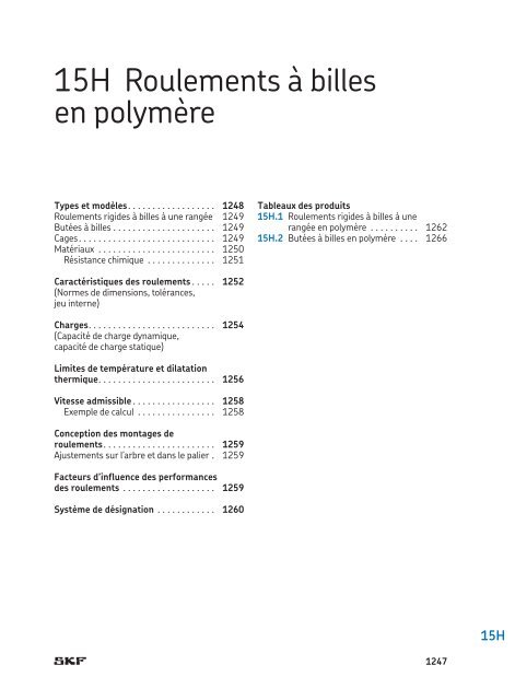 SKF - Roulements