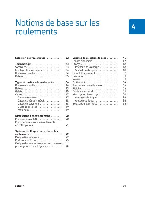 SKF - Roulements