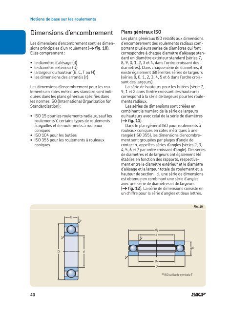 SKF - Roulements