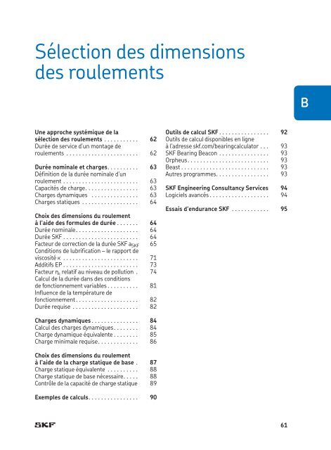 SKF - Roulements