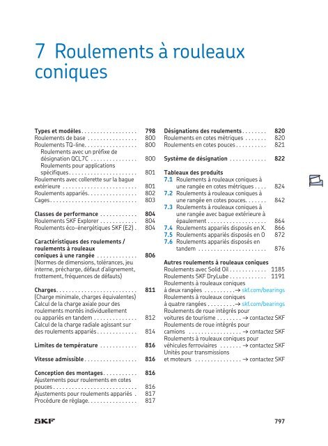 SKF - Roulements