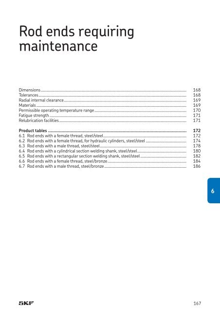 SKF - Spherical Plain Bearings and Rod Ends