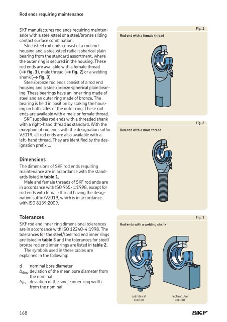 SKF - Spherical Plain Bearings and Rod Ends