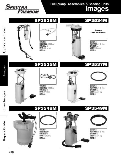 Spectra Premium - Produits du système d’alimentation d’essence