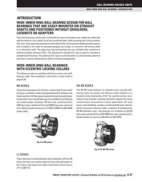 Timken - Ball Bearing Housed Units
