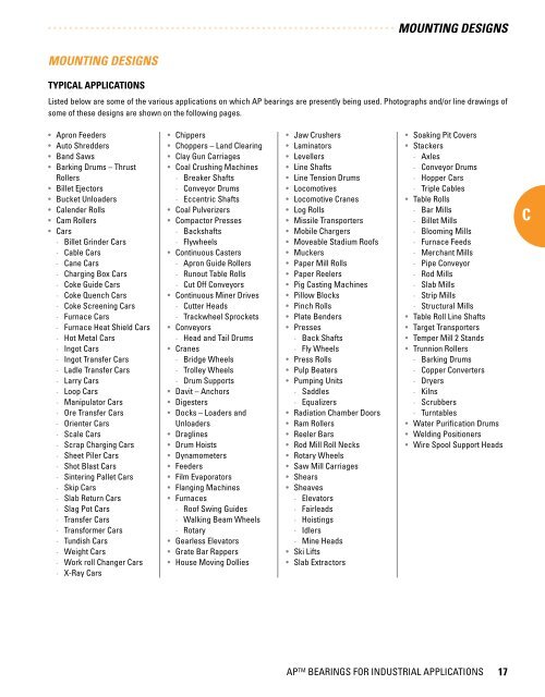 Timken - Bearings for Industrial Applications