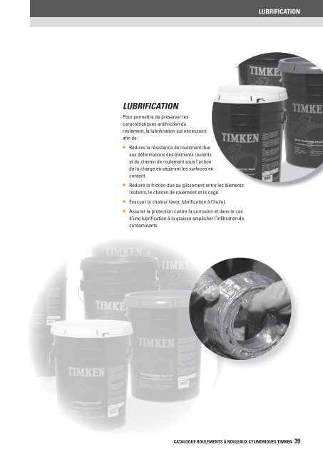 Timken - Roulements à rouleaux cylindriques