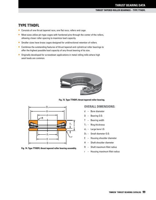 Timken - Thrust Bearings