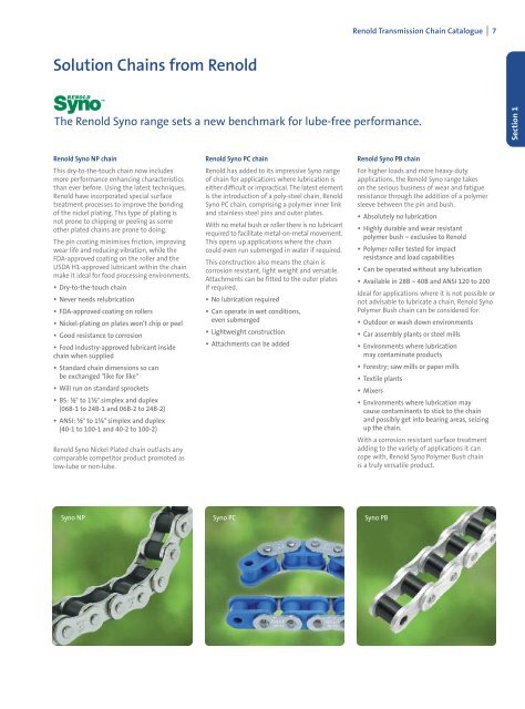 Renold - Chain Catalogue