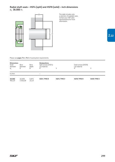 SKF - Industrial Shaft Seals