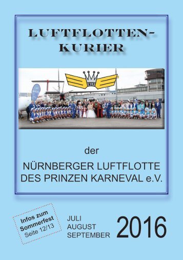 Luftflotten-Kurier Juli - September 2016