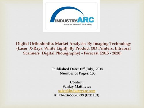 Digital Orthodontics Market Analysis