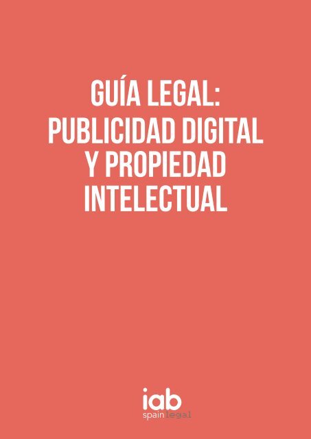 GUÍA LEGAL Publicidad digital y propiedad intelectual