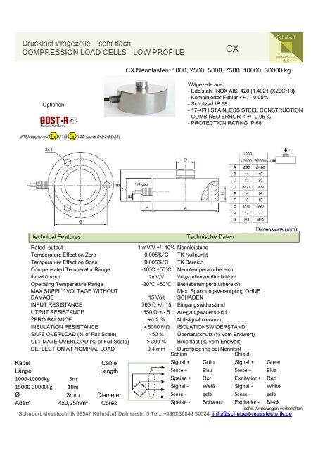 Katalog Wägezellen