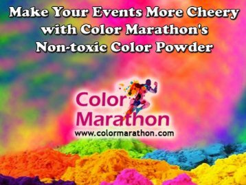 Celebrate Your Event with Holi Color Powder