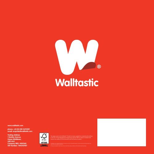 Walltastic Collection 2016