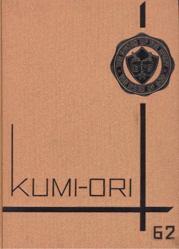 1962 Kumi-Ori: Grand Rapids Baptist College and Seminary Yearbook