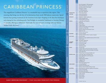 Caribbean Princess Deck Plans