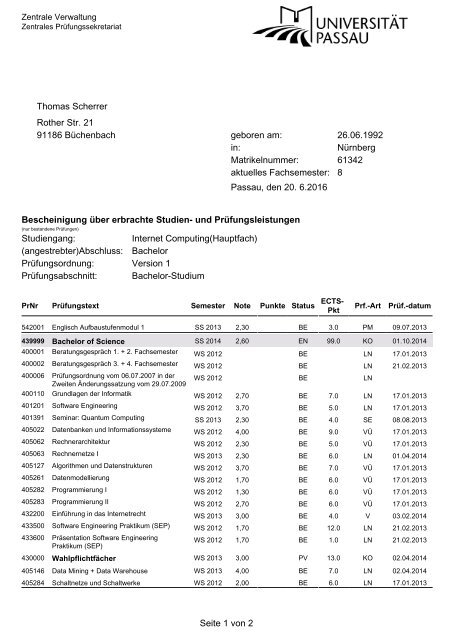 ECTSNoten