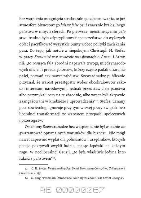 "Złodzieje chleba i róż: Balcerowicz i ekonomia polityczna kary w Gruzji"