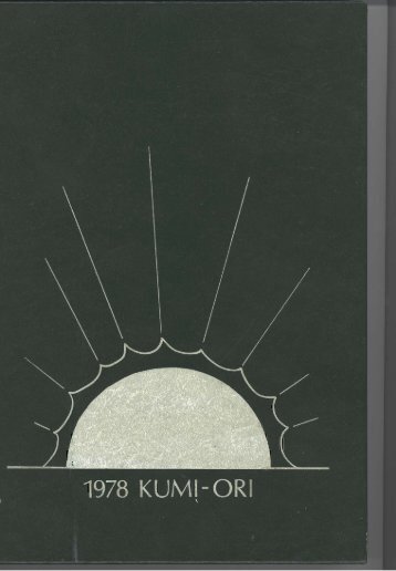 1978 Kumi-Ori: Grand Rapids Baptist College Yearbook