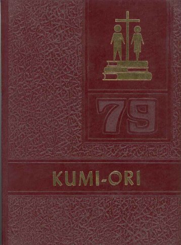 1979 Kumi-Ori: Grand Rapids Baptist College Yearbook