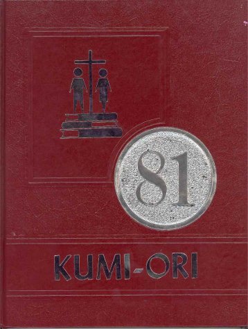 1981 Kumi-Ori: Grand Rapids Baptist College Yearbook