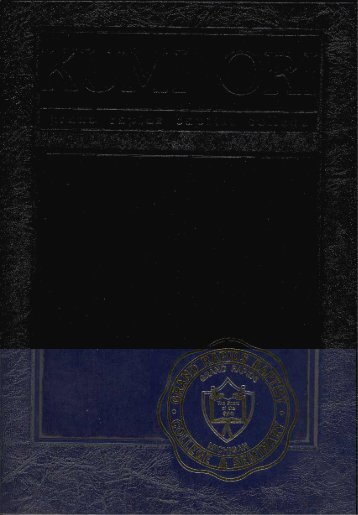 1987 Kumi-Ori: Grand Rapids Baptist College Yearbook