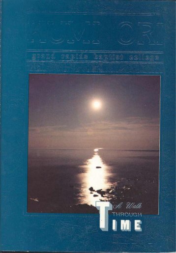 1988 Kumi-Ori: Grand Rapids Baptist College Yearbook