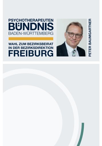 Psychotherapeutenbündnis Baden-Württemberg - Bezirksbeirat Freiburg