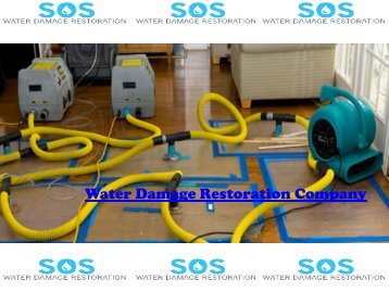 Water Damage Restoration Company