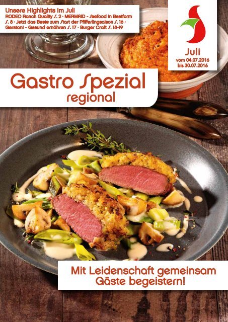 Gastro Spezial Juli 2016