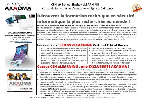 FORMATION CEH ETHICAL HACKER eLEARNING