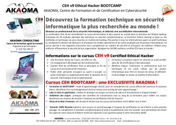 FORMATION CEH Ethical Hacking BOOTCAMP EC-COUNCIL