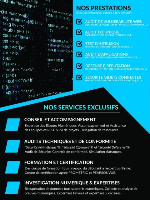 Prestations et Services Cybersécurité AKAOMA