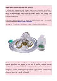 Find the Best Nebulizer Mask Manufacturer | Angiplast