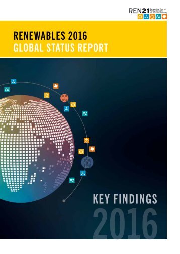 Global Status Report 2016 - Key Findings