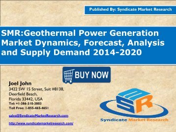 Geothermal Power Generation Market