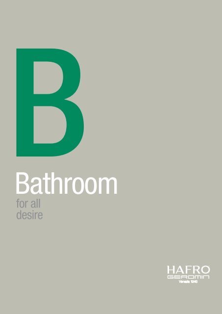 Hafro Geromin Bathroom 2016 by InterDoccia