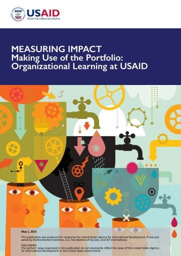 MEASURING IMPACT Making Use of the Portfolio Organizational Learning at USAID