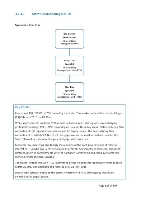 Minister’s Brief