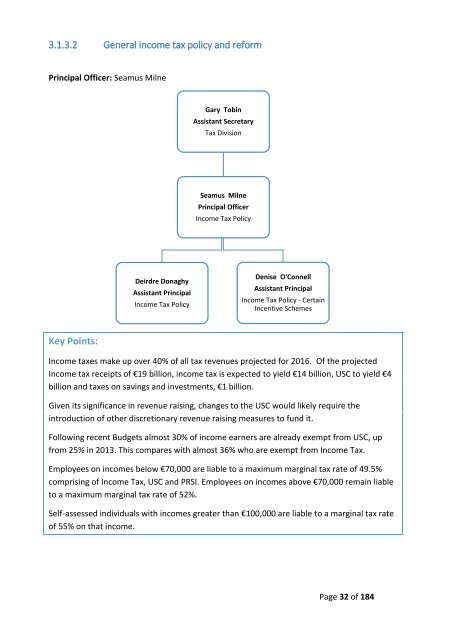 Minister’s Brief