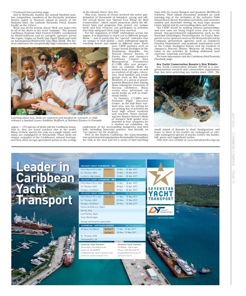 Caribbean Compass Yachting Magazine July 2016