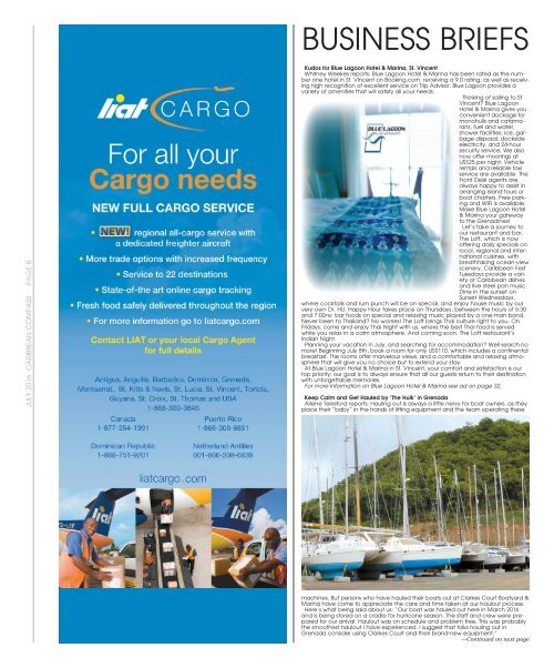 Caribbean Compass Yachting Magazine July 2016