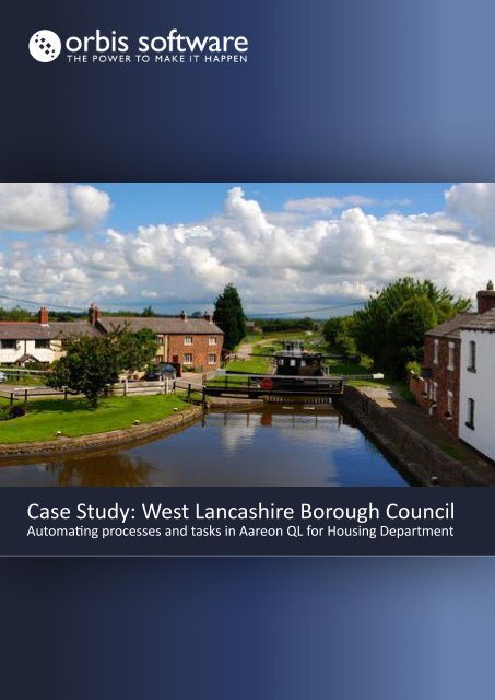 Case Study West Lancashire Borough Council